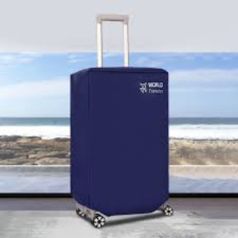 Luggage Protector / Suitcase Cover / Waterproof -Slip-On / NWT - Navy Blue - 26"